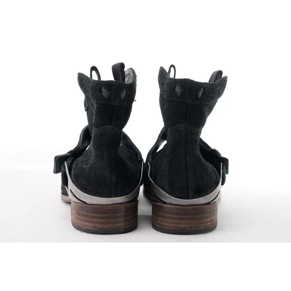 UGG Austin Black Suede Pull On Ankle Boots Bootie Suede Us 6 Eur 37